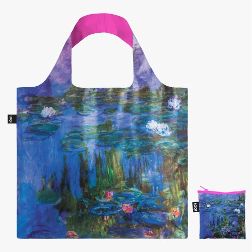 LOQI ΑΝΑΚΥΚΛΩΜΕΝΗ ΤΣΑΝΤΑ 50×42ΕΚ CLAUDE MONET WATER LILIES (MO.WL.P)