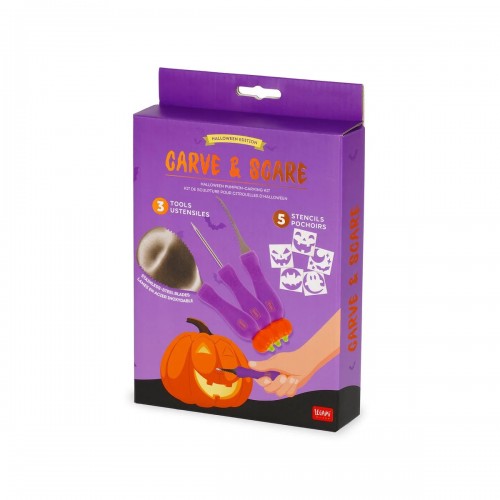 LEGAMI HALLOWEEN CARVE & SCARE ΚΙΤ ΣΚΑΛΙΣΜΑΤΟΣ ΚΟΛΟΚΥΘΑΣ (PCK0001)