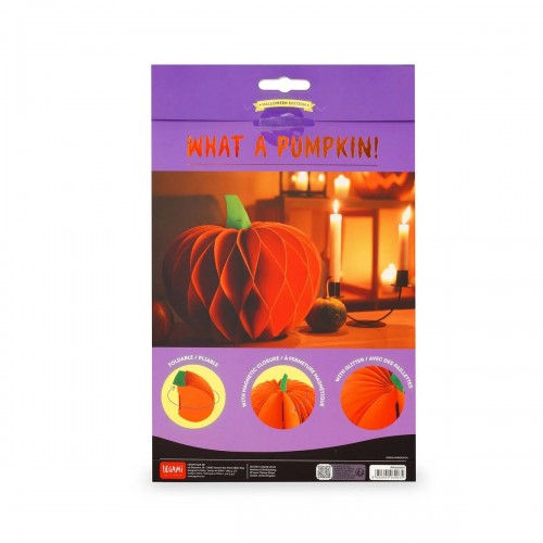 LEGAMI HALLOWEEN ΝΤΕΚΟΡ ΠΤΥΣΣΟΜΕΝΗ ΧΑΡΤΙΝΗ ΚΟΛΟΚΥΘΑ WHAT A PUMPKIN! (PPU0001)