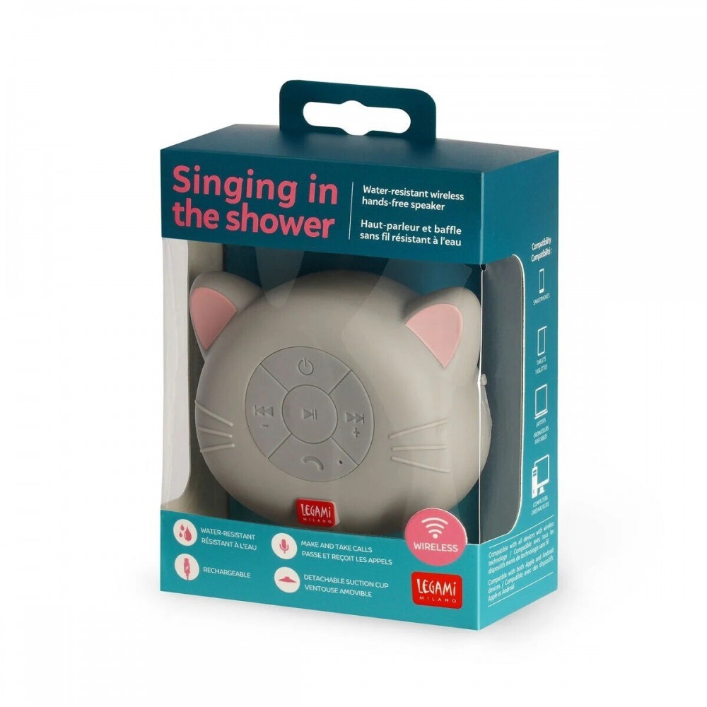 LEGAMI SINGING IN THE SHOWER ΑΔΙΑΒΡΟΧΟ ΗΧΕΙΟ BLUETOOTH® HANDS-FREE ΤΗΣ KITTY (SHOW0010)