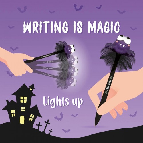 LEGAMI HALLOWEEN ΦΩΤΕΙΝΟ ΣΤΥΛΟ GEL WRITING IS MAGIC ΑΡΑΧΝΗ (SPP0001)