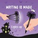 LEGAMI HALLOWEEN ΦΩΤΕΙΝΟ ΣΤΥΛΟ GEL WRITING IS MAGIC ΑΡΑΧΝΗ (SPP0001)