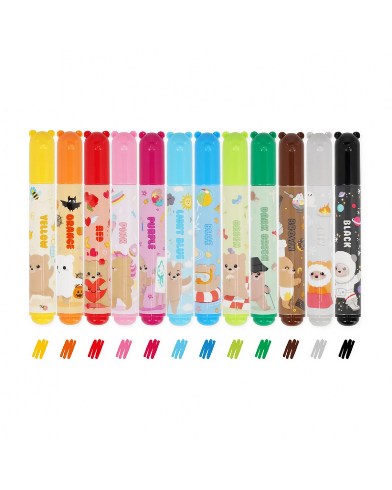LEGAMI TEDDY FRIENDS ΣΕΤ 12 ΜΑΡΚΑΔΟΡΟΙ (TDM0001)