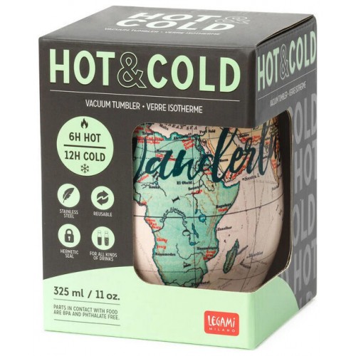 LEGAMI ΠΟΤΗΡΙ ΘΕΡΜΟΣ ΑΝΟΞΕΙΔΩΤΟ 325ML HOT & COLD TRAVEL (TUM0001)