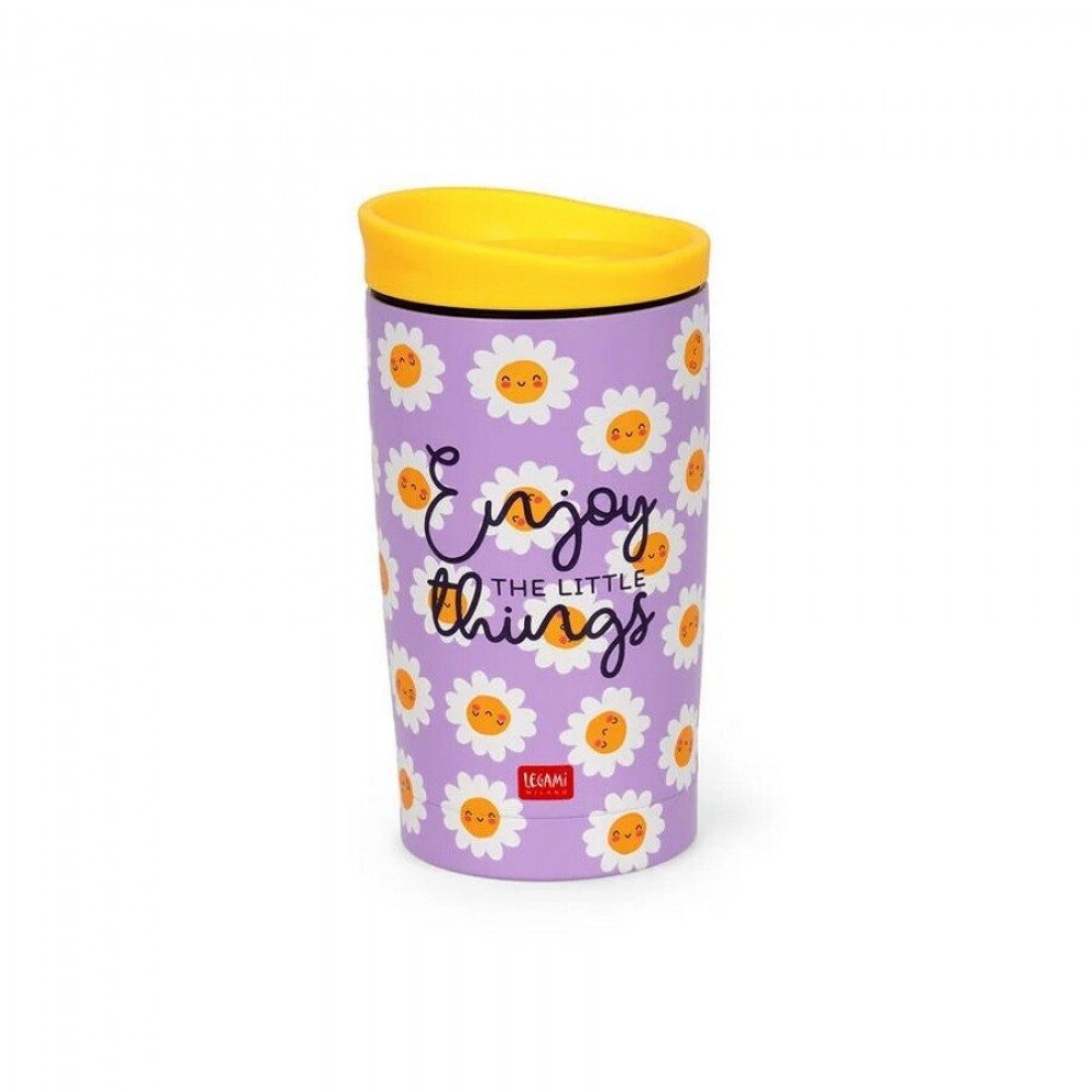 LEGAMI ΠΟΤΗΡΙ ΘΕΡΜΟΣ ΑΝΟΞΕΙΔΩΤΟ 275ML HOT & COLD DAISY (TUM0003)