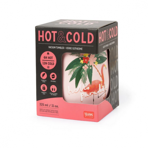 LEGAMI ΠΟΤΗΡΙ ΘΕΡΜΟΣ ΑΝΟΞΕΙΔΩΤΟ 325ML HOT & COLD FLAMINGO (TUM0004)