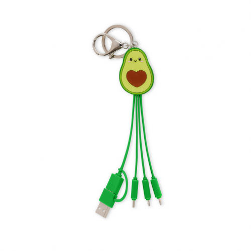 LEGAMI CHARGING MULTI CABLE 6 IN 1 KEYCHAIN CHARGING CABLE - LINK UP AVOCADO (UCC0010)
