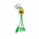 LEGAMI CHARGING MULTI CABLE 6 IN 1 KEYCHAIN CHARGING CABLE - LINK UP AVOCADO (UCC0010)
