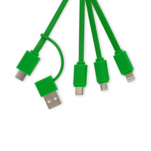 LEGAMI CHARGING MULTI CABLE 6 IN 1 KEYCHAIN CHARGING CABLE - LINK UP AVOCADO (UCC0010)