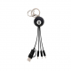 LEGAMI CHARGING MULTI CABLE 6 IN 1 KEYCHAIN CHARGING CABLE - LINK UP 8 BALL (UCC0012)