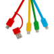LEGAMI CHARGING MULTI CABLE 6 IN 1 KEYCHAIN CHARGING CABLE - LINK UP RAINBOW (UCC0013)