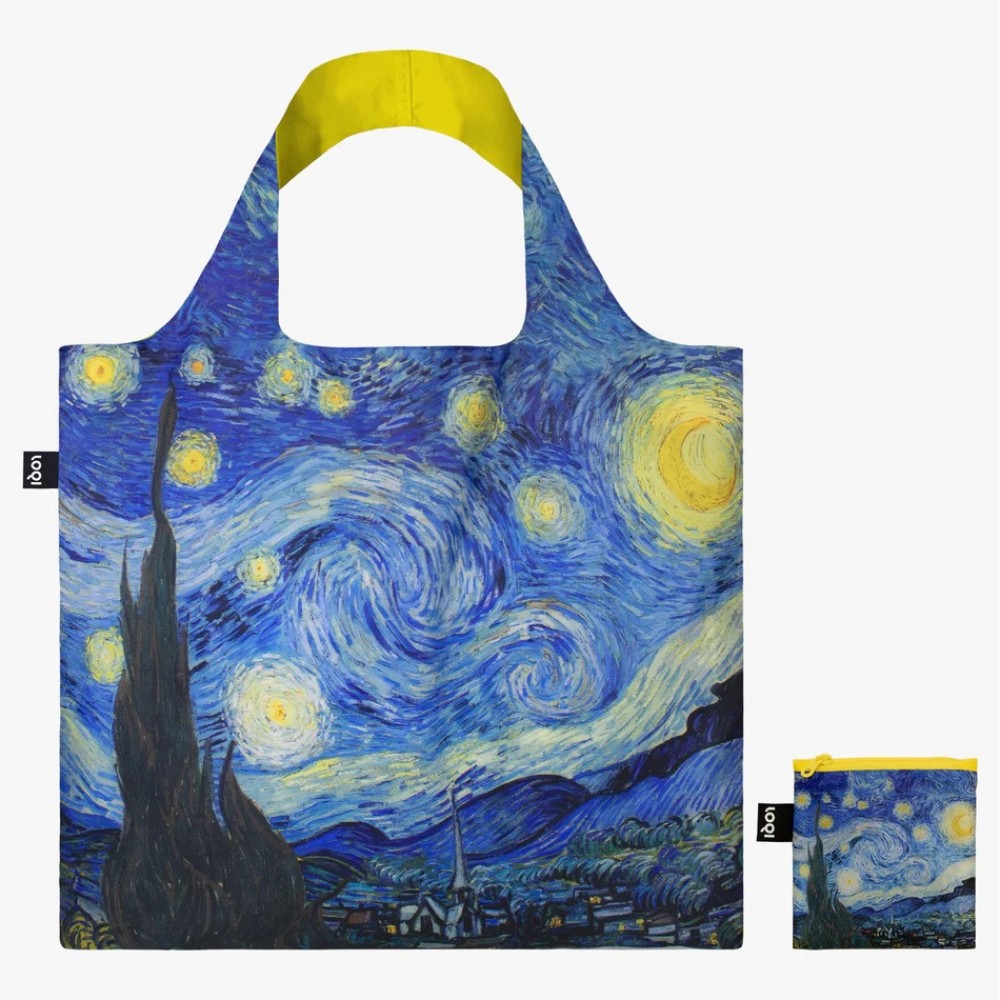 LOQI ΑΝΑΚΥΚΛΩΜΕΝΗ ΤΣΑΝΤΑ 50 × 42ΕΚ VINCENT VAN GOGH STARRY NIGHT (VG.SN.Y)