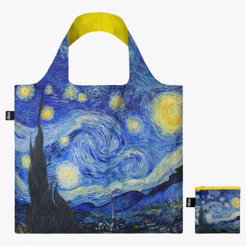 LOQI ΑΝΑΚΥΚΛΩΜΕΝΗ ΤΣΑΝΤΑ 50 × 42ΕΚ VINCENT VAN GOGH STARRY NIGHT (VG.SN.Y)