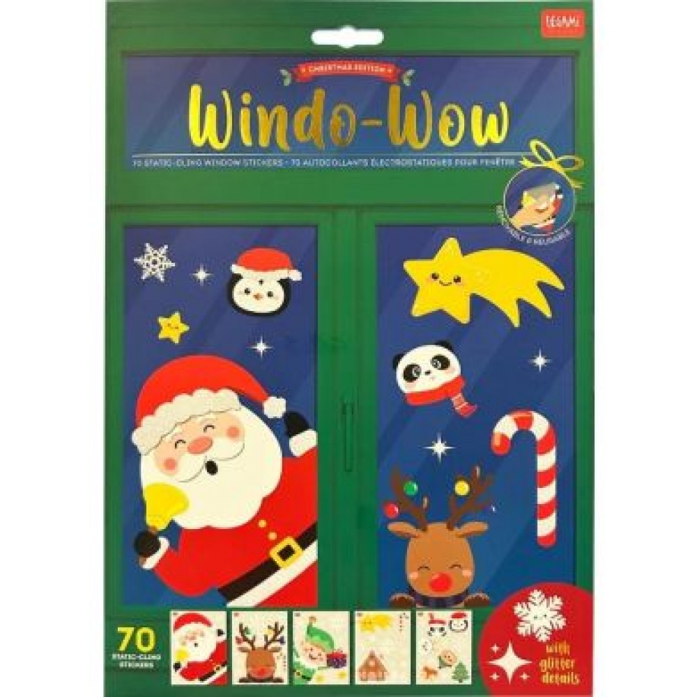 LEGAMI ΑΥΤΟΚΟΛΛΗΤΑ ΠΑΡΑΘΥΡΟΥ WINDO-WOW CHRISTMAS (WDS0002)