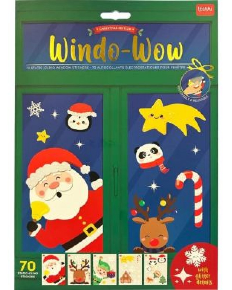 LEGAMI ΑΥΤΟΚΟΛΛΗΤΑ ΠΑΡΑΘΥΡΟΥ WINDO-WOW CHRISTMAS (WDS0002)