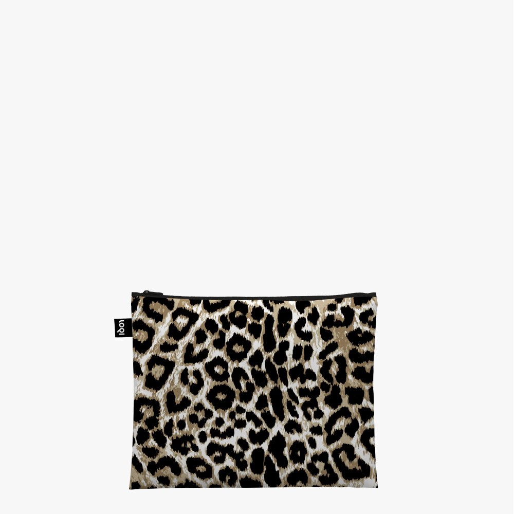 LOQI ΣΕΤ 3 ΑΝΑΚΥΚΛΩΜΕΝΕΣ ΘΗΚΕΣ ΜΕ ΦΕΡΜΟΥΑΡ LEOPARD DUSK, TWILIGHT ΚΑΙ SUNSET (ZP.LE)