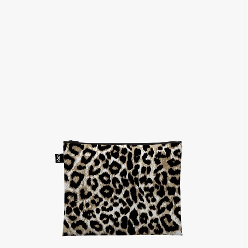 LOQI ΣΕΤ 3 ΑΝΑΚΥΚΛΩΜΕΝΕΣ ΘΗΚΕΣ ΜΕ ΦΕΡΜΟΥΑΡ LEOPARD DUSK, TWILIGHT ΚΑΙ SUNSET (ZP.LE)