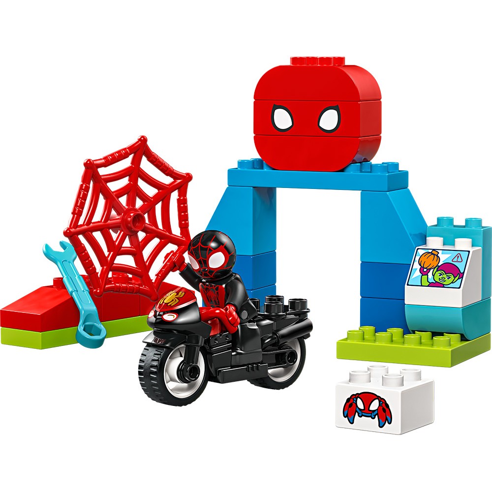 LEGO DUPLO MARVEL ΠΕΡΙΠΕΤΕΙΑ ΜΕ ΜΟΤΟΣΙΚΛΕΤΑ ΤΟΥ ΣΠΙΝ (10424)