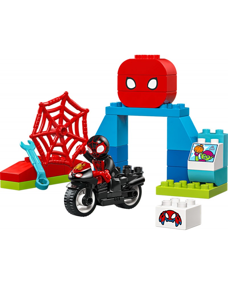 LEGO DUPLO MARVEL ΠΕΡΙΠΕΤΕΙΑ ΜΕ ΜΟΤΟΣΙΚΛΕΤΑ ΤΟΥ ΣΠΙΝ (10424)