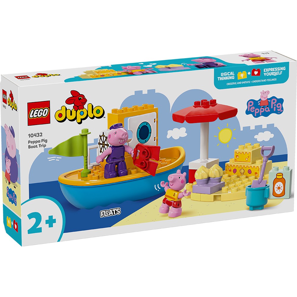 LEGO DUPLO ΠΕΠΠΑ ΤΟ ΓΟΥΡΟΥΝΑΚΙ - ΒΟΛΤΑ ΜΕ ΠΛΟΙΟ (10432)