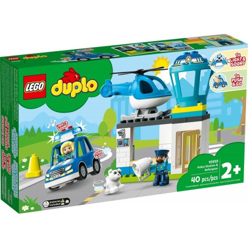 LEGO DUPLO ΑΣΤΥΝΟΜΙΚΟ ΤΜΗΜΑ ΚΑΙ ΕΛΙΚΟΠΤΕΡΟ (10959)