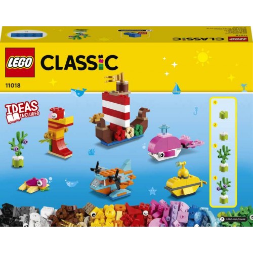 LEGO CLASSIC ΔΗΜΙΟΥΡΓΙΚΗ ΘΑΛΑΣΣΙΝΗ ΔΙΑΣΚΕΔΑΣΗ (11018)