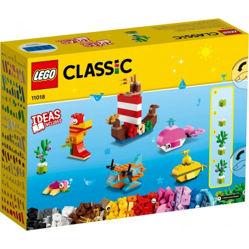 LEGO CLASSIC ΔΗΜΙΟΥΡΓΙΚΗ ΘΑΛΑΣΣΙΝΗ ΔΙΑΣΚΕΔΑΣΗ (11018)