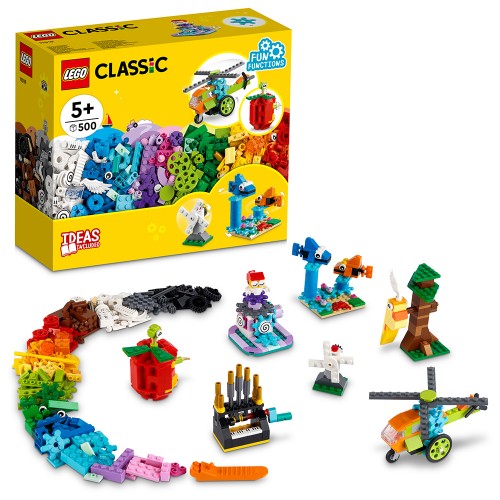 LEGO CLASSIC ΤΟΥΒΛΑΚΙΑ ΚΑΙ ΛΕΙΤΟΥΡΓΙΕΣ (11019)