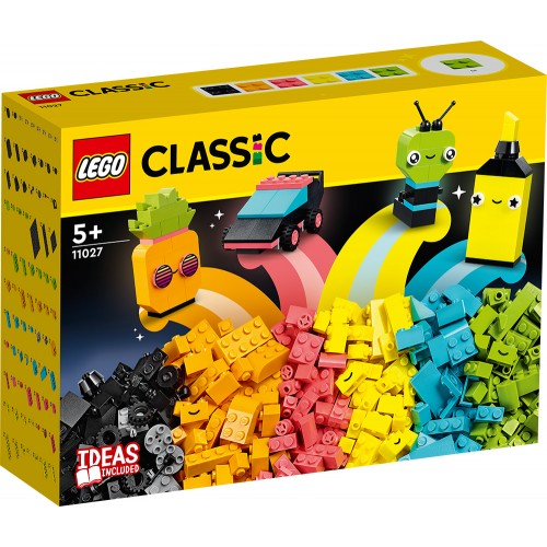 LEGO CLASSIC ΔΗΜΙΟΥΡΓΙΚΗ ΔΙΑΣΚΕΔΑΣΗ ΣΕ ΝΕΟΝ ΧΡΩΜΑΤΑ (11027)