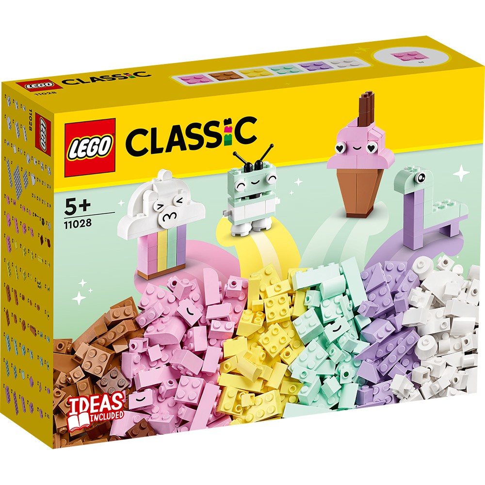 LEGO CLASSIC ΔΗΜΙΟΥΡΓΙΚΗ ΔΙΑΣΚΕΔΑΣΗ ΣΕ ΠΑΣΤΕΛ ΧΡΩΜΑΤΑ (11028)