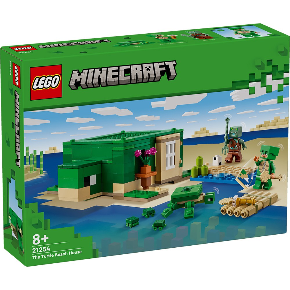 LEGO MINECRAFT ΤΟ ΠΑΡΑΘΑΛΑΣΣΙΟ ΣΠΙΤΙ-ΧΕΛΩΝΑ (21254)