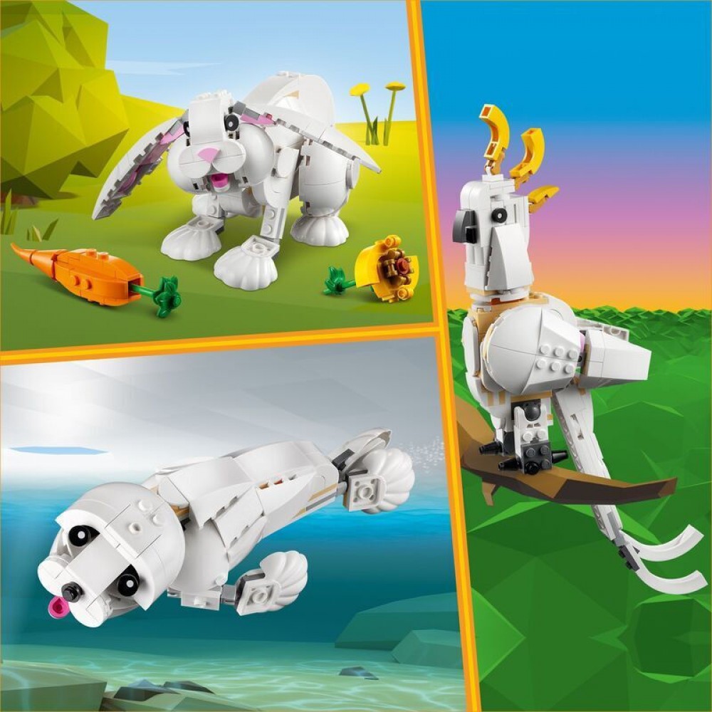 LEGO CREATOR 3IN1 WHITE RABBIT (31133)