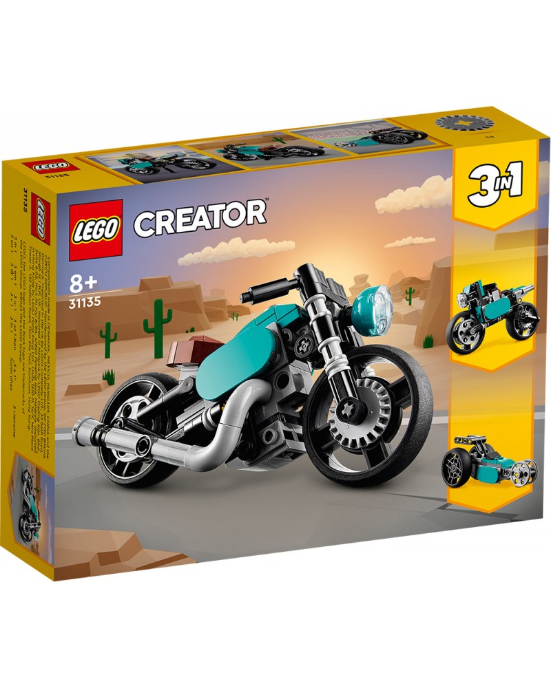LEGO CREATOR ΜΟΤΟΣΙΚΛΕΤΑ ΠΑΛΙΑΣ ΕΠΟΧΗΣ (31135)