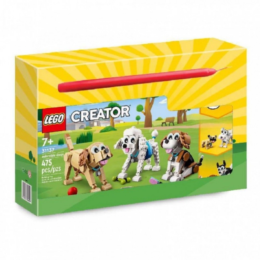 ΛΑΜΠΑΔΑ LEGO CREATOR ΑΞΙΑΓΑΠΗΤΟΙ ΣΚΥΛΟΙ (31137)