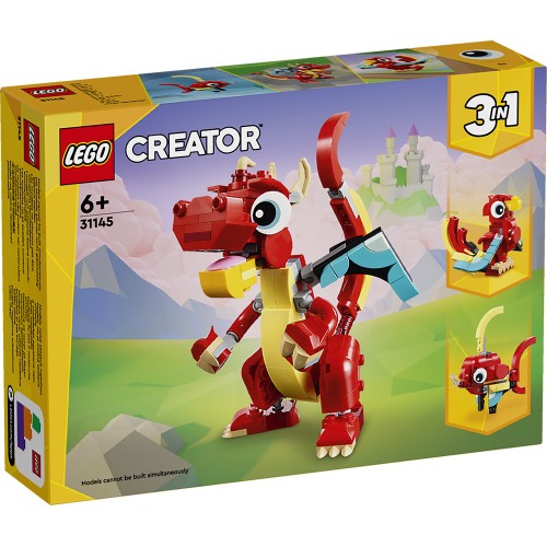 LEGO CREATOR ΚΟΚΚΙΝΟΣ ΔΡΑΚΟΣ (31145)