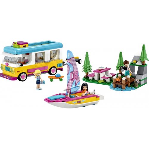 LEGO Friends Forest Camper Van And Sailboat (41681)