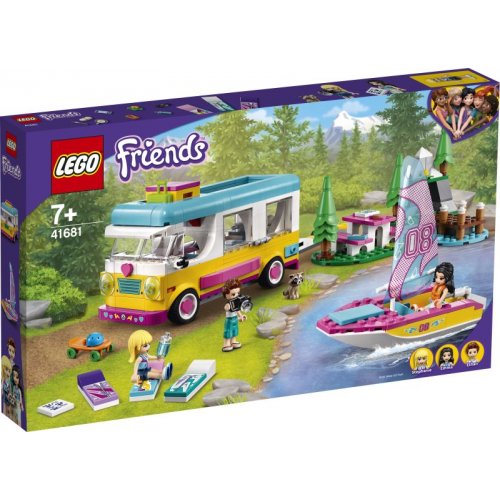 LEGO Friends Forest Camper Van And Sailboat (41681)