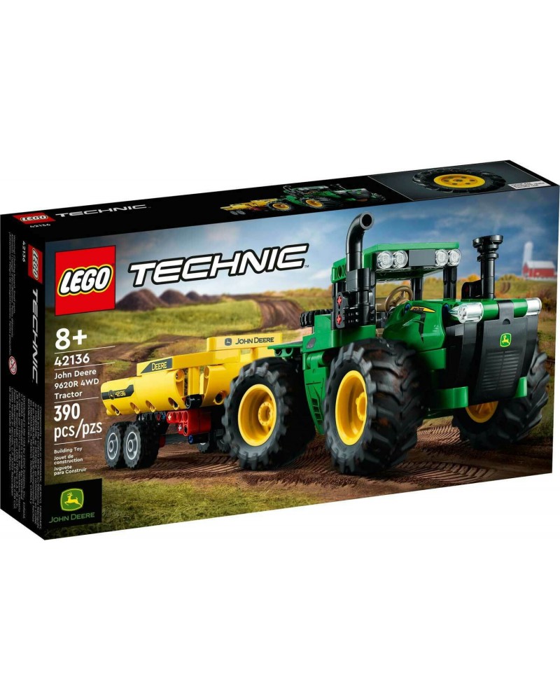 LEGO TECHNIC JOHN DEERE 9620R 4WD TRACTOR (42136)