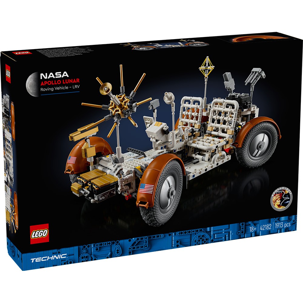  LEGO TECHNIC ΣΕΛΗΝΙΑΚΟ ΌΧΗΜΑ ΠΕΡΙΠΛΑΝΗΣΗΣ NASA APOLLO - LRV (42182)