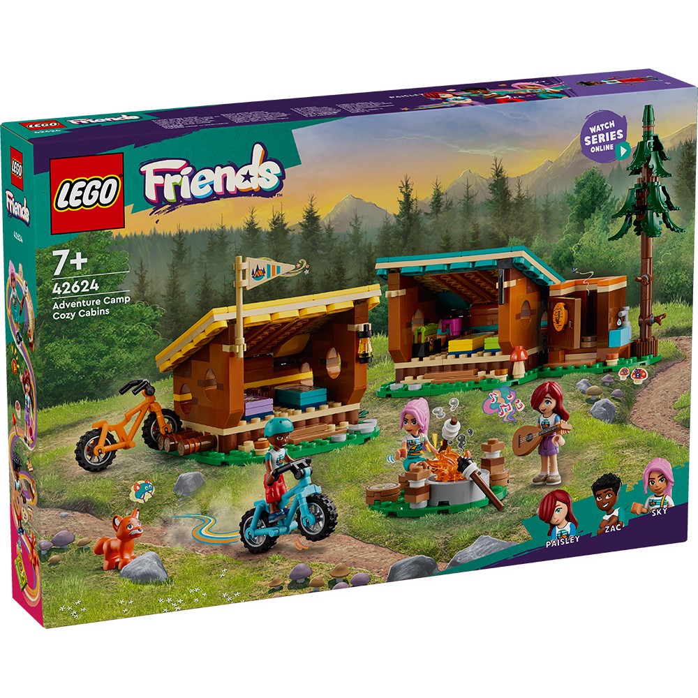 LEGO FRIENDS ΆΝΕΤΑ ΣΠΙΤΑΚΙΑ ΣΤΗΝ ΚΑΤΑΣΚΗΝΩΣΗ ΤΗΣ ΠΕΡΙΠΕΤΕΙΑΣ (42624)