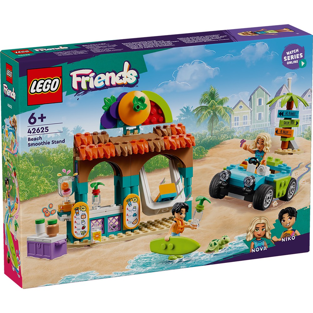 LEGO FRIENDS ΣΤΑΝΤ ΜΕ ΧΥΜΟΥΣ ΣΤΗΝ ΠΑΡΑΛΙΑ (42625)