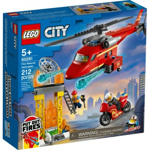 LEGO City Πυροσβεστικό Ελικόπτερο Διάσωσης (60281)