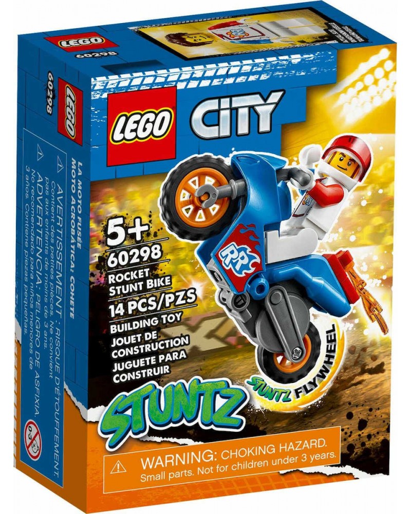 LEGO CITY STUNTZ: ROCKET STUNT BIKE (60298)