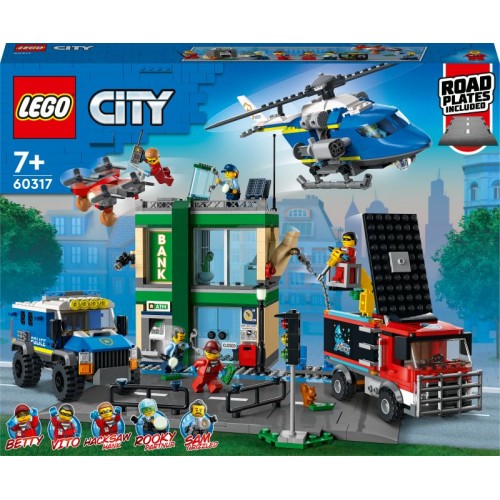 LEGO CITY ΑΣΤΥΝΟΜΙΚΗ ΚΑΤΑΔΙΩΞΗ ΣΤΗΝ ΤΡΑΠΕΖΑ (60317)