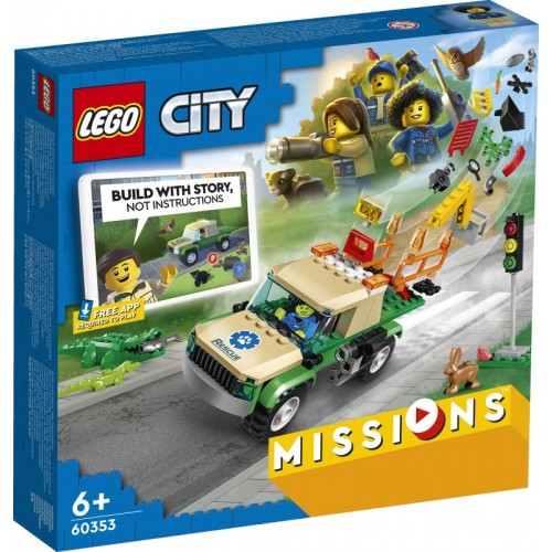 LEGO CITY MISSIONS ΑΠΟΣΤΟΛΕΣ ΔΙΑΣΩΣΗΣ ΑΓΡΩΝ ΖΩΩΝ  (60353) 