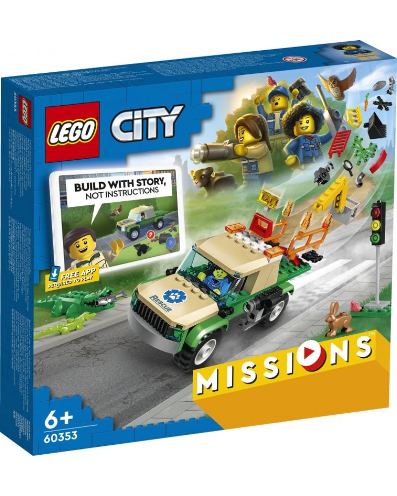 LEGO CITY MISSIONS ΑΠΟΣΤΟΛΕΣ ΔΙΑΣΩΣΗΣ ΑΓΡΩΝ ΖΩΩΝ  (60353) 