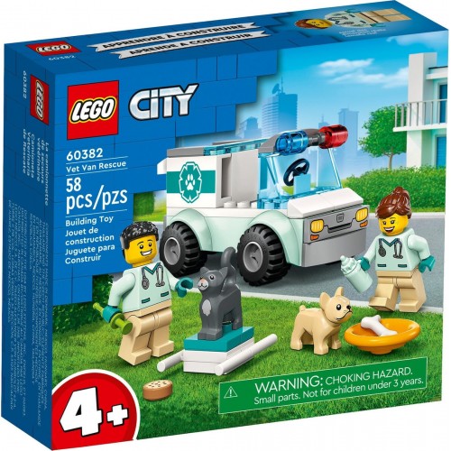 LEGO CITY ΔΙΑΣΩΣΗ ΜΕ ΚΤΗΝΙΑΤΡΙΚΟ ΒΑΝΑΚΙ (60382)