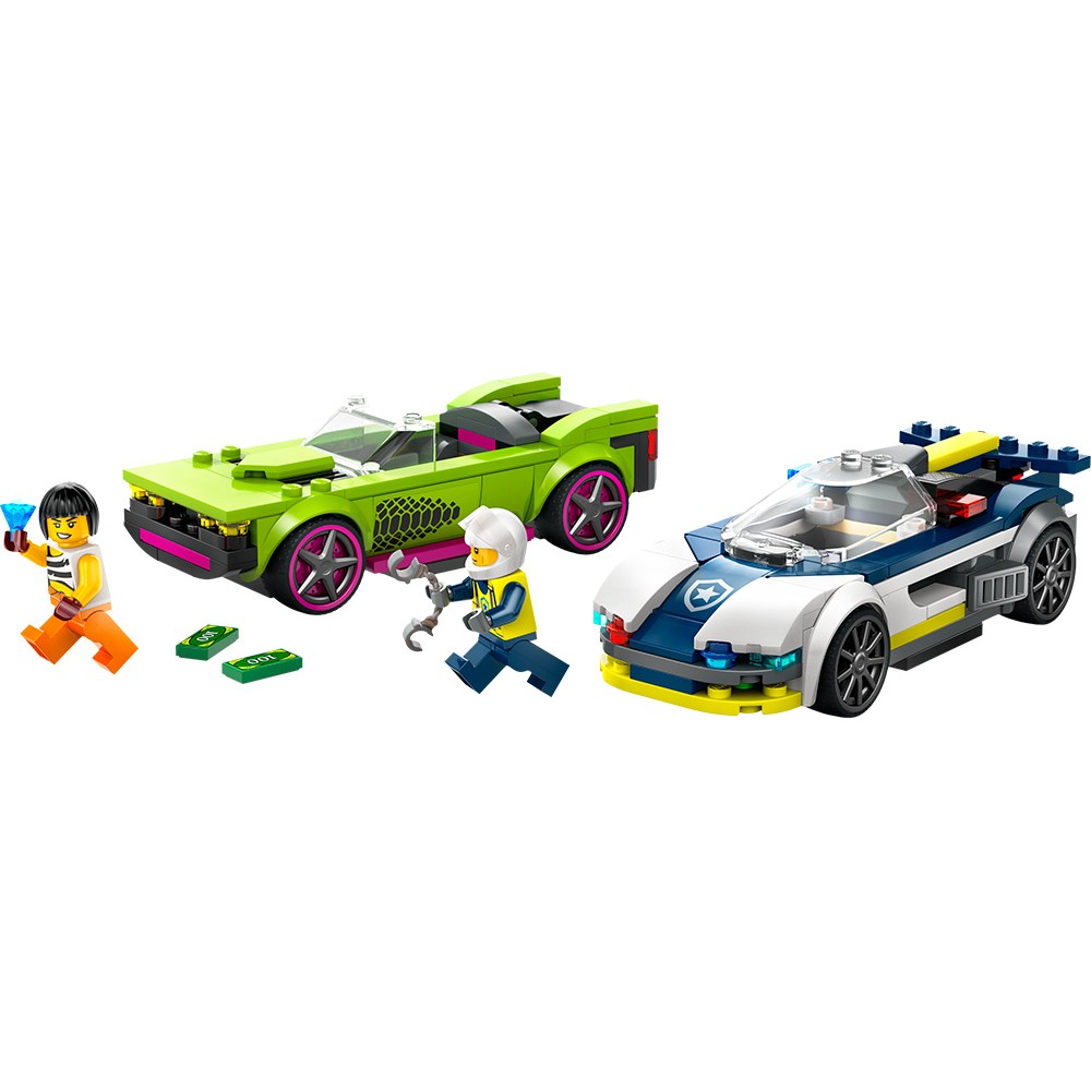 LEGO CITY ΚΥΝΗΓΗΤΟ ΑΥΤΟΚΙΝΗΤΟΥ ΑΣΤΥΝΟΜΙΑΣ ΚΑΙ MUSCLE CAR (60415)