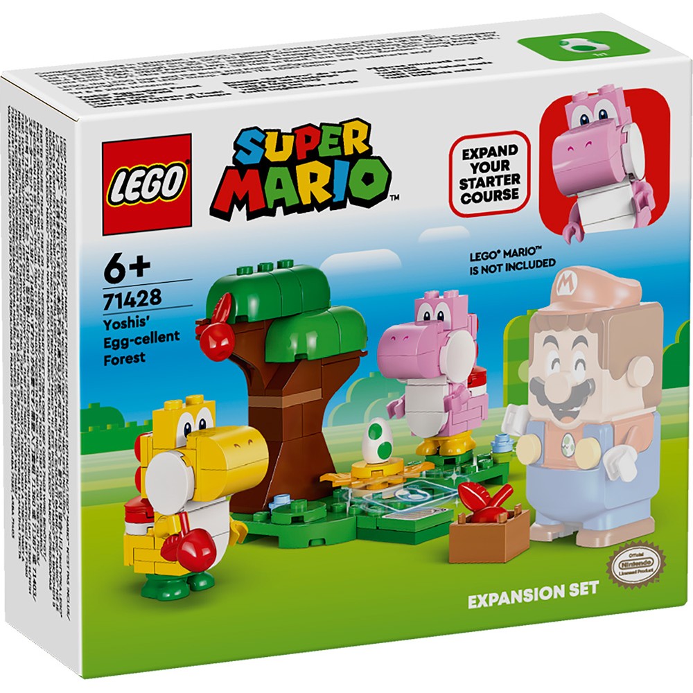 LEGO SUPER MARIO ΠΙΣΤΑ ΕΠΕΚΤΑΣΗΣ ΤΟ ΑΥΓΟ-ΦΑΝΤΑΣΤΙΚΟ ΔΑΣΟΣ ΤΟΥ YOSHI (71428)