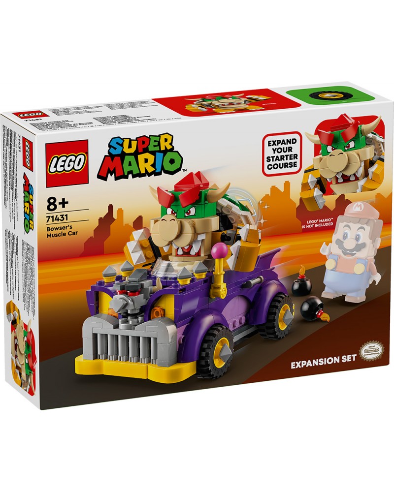 LEGO SUPER MARIO ΠΙΣΤΑ ΕΠΕΚΤΑΣΗΣ MUSCLE CAR ΤΟΥ BOWSER (71431)